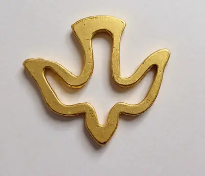 Botton do Divino Espírito Santo Vazado Dourado