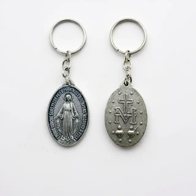 Chaveiro de Nossa Senhora das Graças com Resina