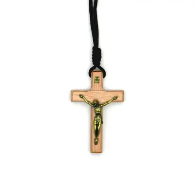 Cordão com Cruz de Coroinha, Ouro Velho