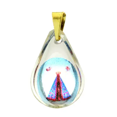 Medalha de Resina em Formato de Pingo