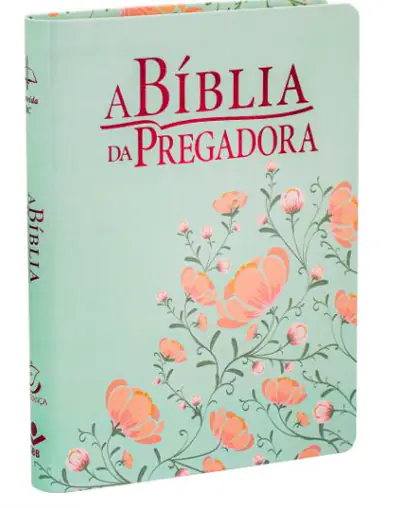 Bíblia da Pregadora com Capa Floral Harpa Cristã