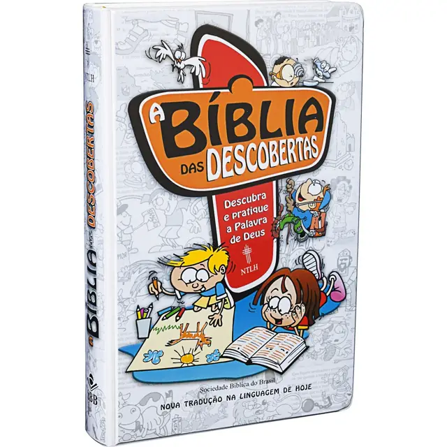 Bíblia Das Descobertas Capa Azul Edição Católica