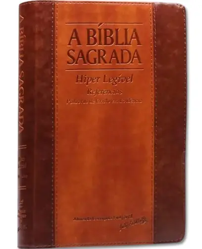 Bíblia ACF Letra Hiper Legível com Mapas — Chocolate Havana