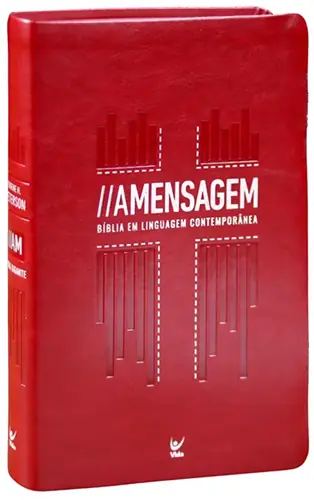 Bíblia A Mensagem — Letra Gigante, Capa Vermelha