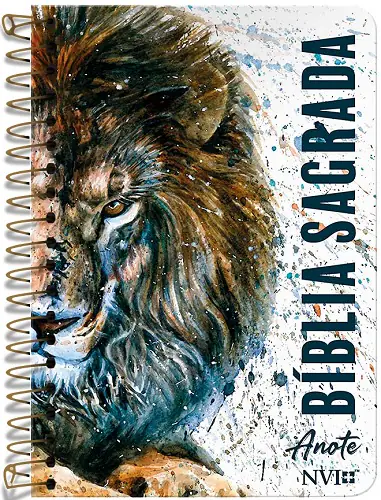 Bíblia NVI para Anotar, Espiral — Capa Cordeiro de Deus
