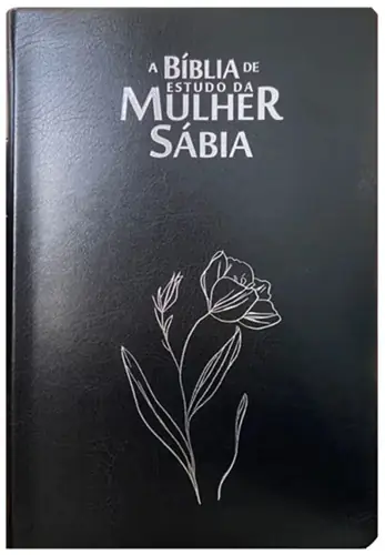 Bíblia de Estudo da Mulher Sábia com Harpa — Magnólia Preta