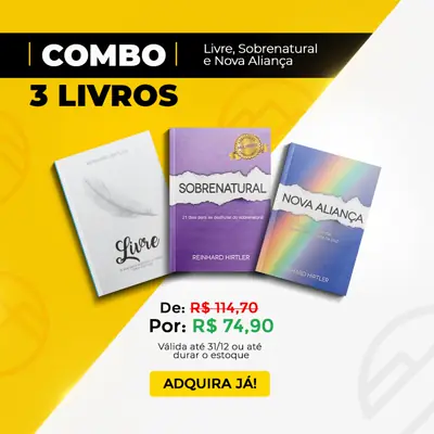 Combo com 3 Livros de Reinhard Hirtler
