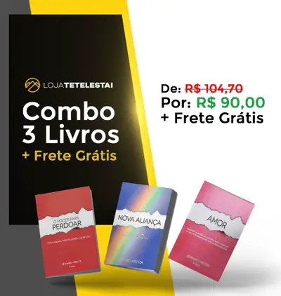 Combo 3 Livros com Frete Grátis Incluso