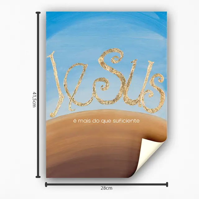 Pintura Jesus é Mais que Suficiente