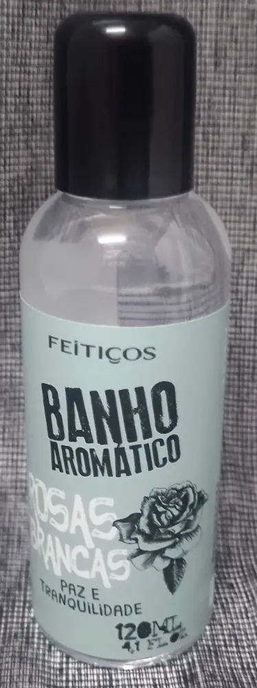 Banho Líquido de Rosa Branca 120ml