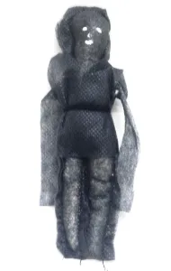 Boneco de Pano Masculino em Tecido Preto