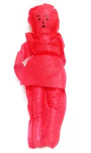 Boneco de Pano Masculino na Cor Vermelha