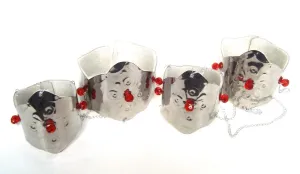 Braceletes Rituais ou Jogo de Copos de Orixá