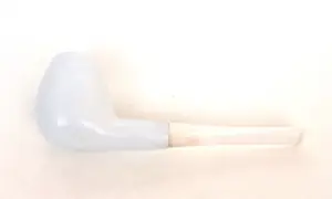 Cachimbo Reto de Madeira Clara para Rituais