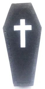 Caixão Ritual Preto para Trabalhos de Quimbanda