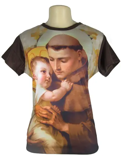 Camiseta Baby Look Santo Antônio