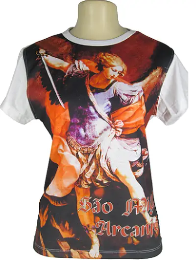 Camisa Baby Look São Miguel Arcanjo
