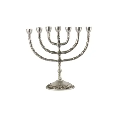 Candelabro para 7 Velas em Alumínio, Tamanho Grande