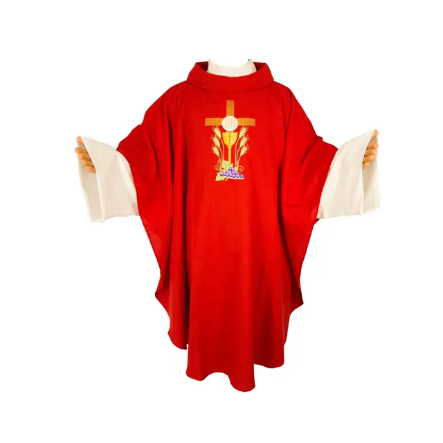 Casula Sacerdotal na Cor Vermelha
