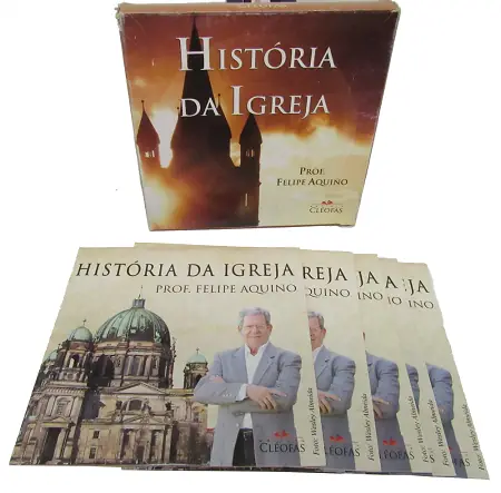 Coleção História da Igreja — Idade Antiga em 5 CDs — Felipe Aquino
