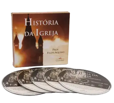 Coleção História da Igreja: Idade Moderna e Contemporânea em CD (5 CDs) — Prof. Felipe Aquino