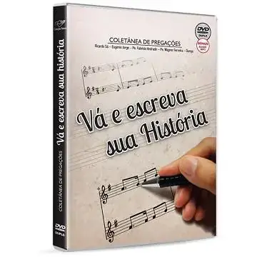 DVD Coletânea: Vá e Escreva Sua História — R. Sá, Eugênio Jorge, Padre Fabrício e Padre Wagner