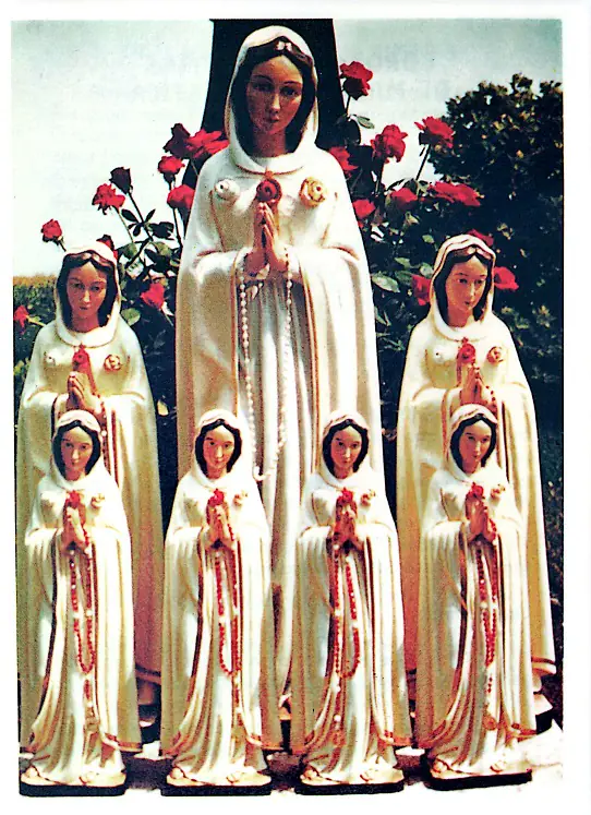 Folheto Coroa de Nossa Senhora Rosa Mística