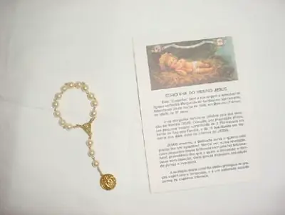 Terço Coroinha do Menino Jesus Acabamento Perolado