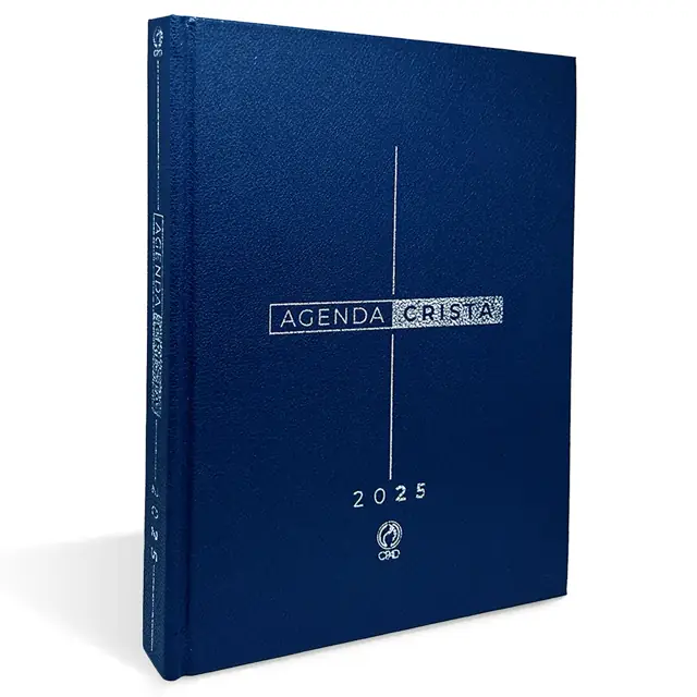 Agenda Cristã CPAD 2025 — Capa Azul Masculina