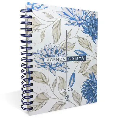 Agenda Cristã CPAD 2025 — Floral Wire-O Feminina