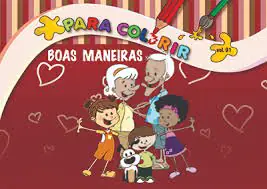 Boas Maneiras para Colorir — Box com 8 Livros