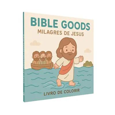 Livro de Colorir Sobre os Milagres de Jesus