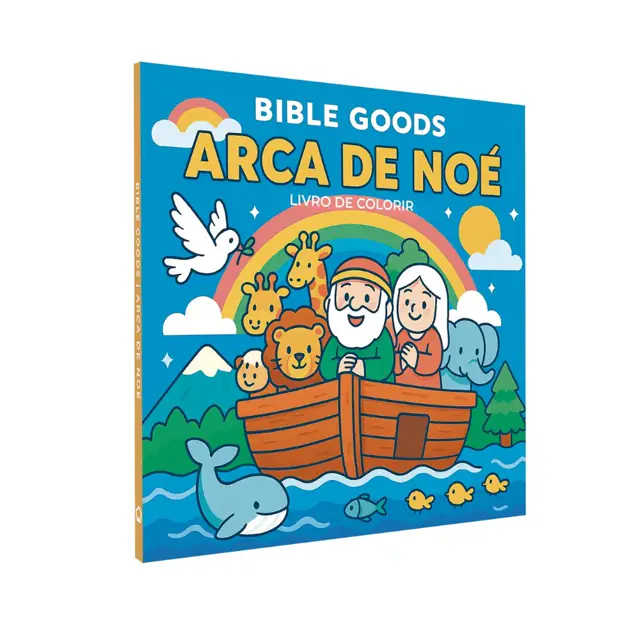 Livro de Colorir Sobre a Arca de Noé