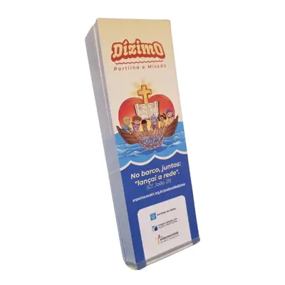 Kit 500 Marcadores De Página Campanha Do Dízimo