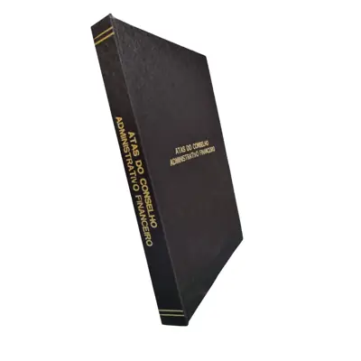 Livro De Atas Do Conselho Administrativo Financeiro