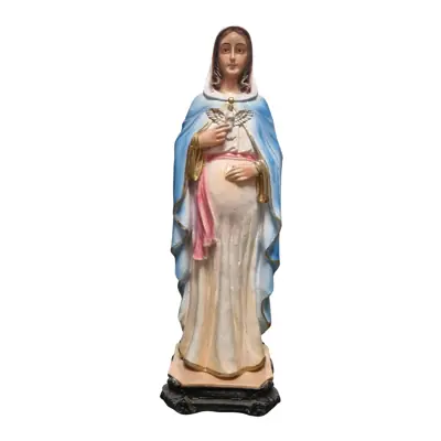 Imagem Nossa Senhora Grávida 30cm Para Devoção Da Espera