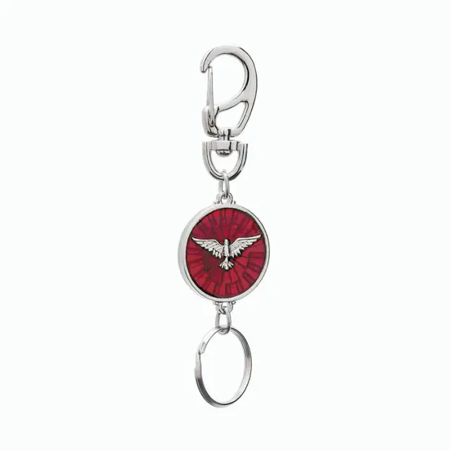 Chaveiro do Divino Espírito Santo em Metal