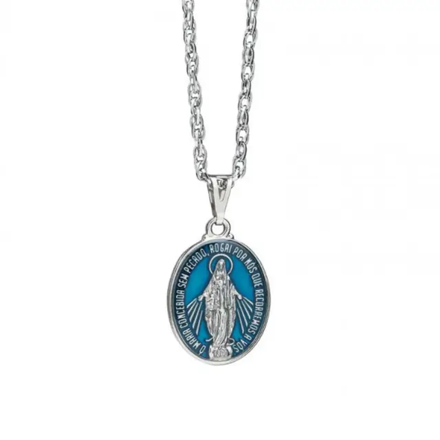 Colar com Medalha de Nossa Senhora das Graças