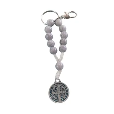 Chaveiro Dezena com Cruz de São Bento