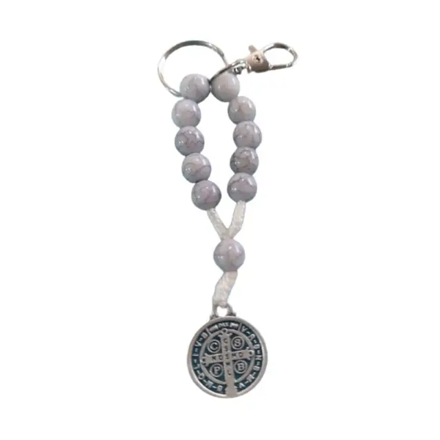 Chaveiro Dezena com Cruz de São Bento