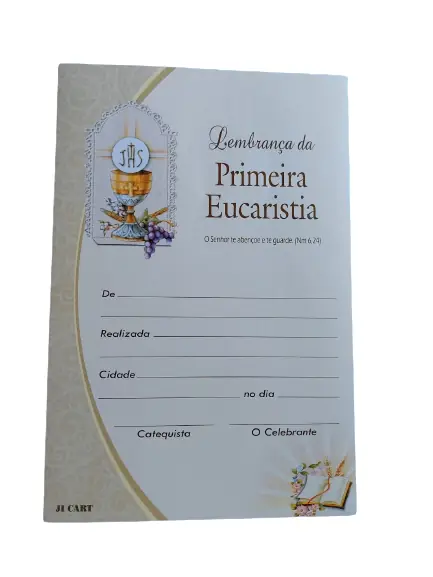 Lembrança da Primeira Eucaristia para Distribuição