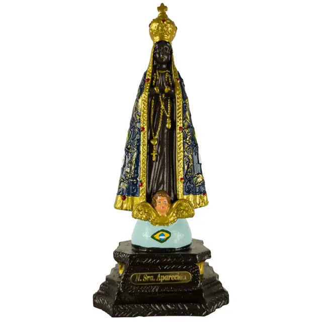 Imagem de Borracha Nossa Senhora Aparecida 20 cm