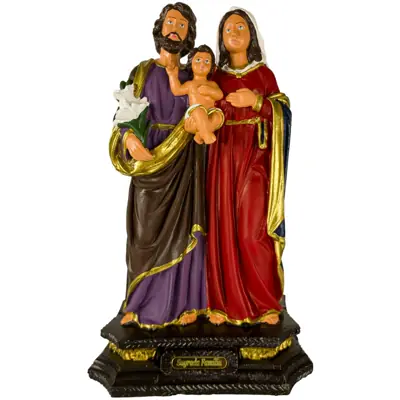 Imagem de Borracha Sagrada Família 30 cm Sanctus