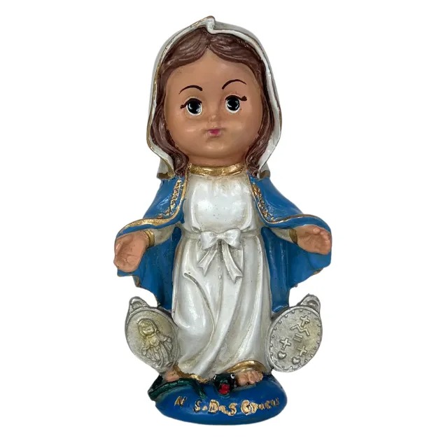 Imagem Infantil Nossa Senhora das Graças com Medalha