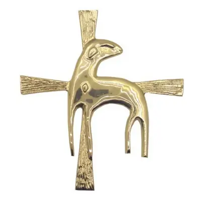 Aplique do Cordeiro em Metal, Modelo 3