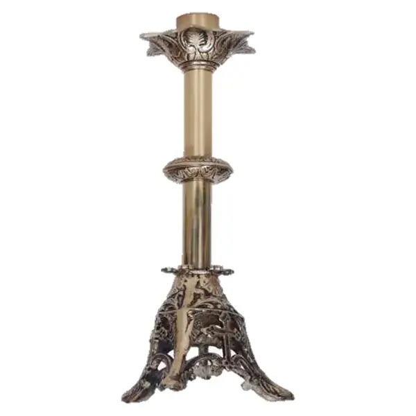 Castiçal Alto para Vela Fina, 15×43cm