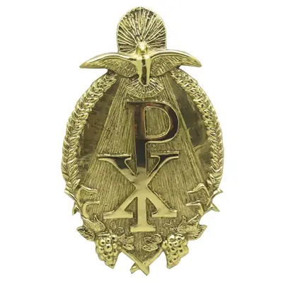 Aplique PX com Pomba do Espírito Santo, 17cm
