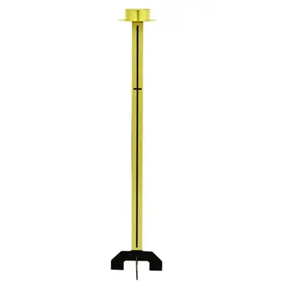 Castiçal Alto Preto para Vela de Piso, 90cm