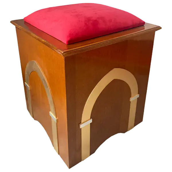 Banqueta Mocho de Madeira, Linha Arcos