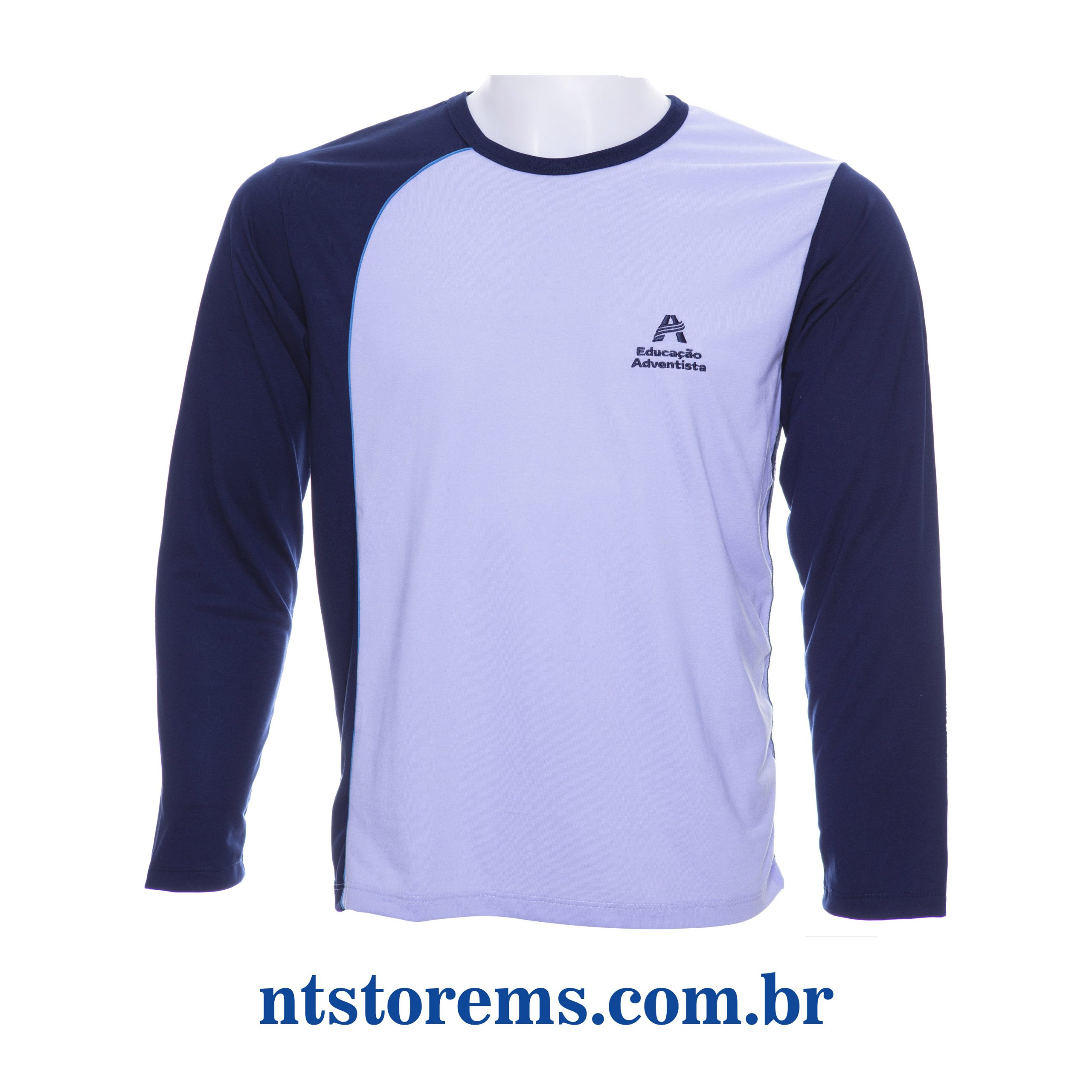 Camiseta Manga Longa Escolar para o Ensino Fundamental